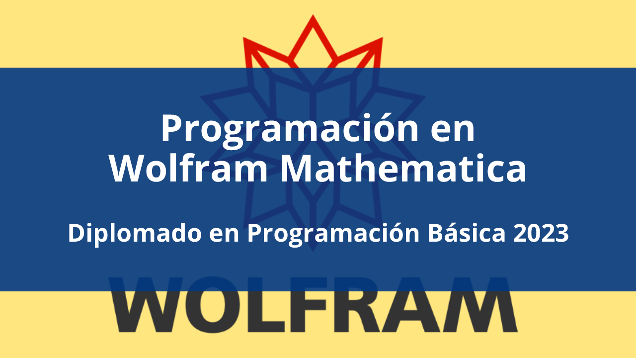 Programación en Wolfram Mathematica 2023